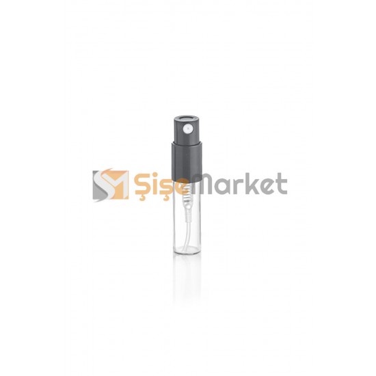 3 ML Siyah Spreyli Tester Şişe