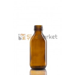 100 ML Ecza Şişesi Amber Cam Şişe