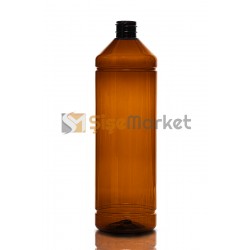 1000 ML Toptan Amber Pet Şişe Boş Plastik Şişe 