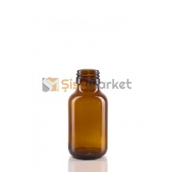 50 ML Amber Ecza Şişesi Cam Şişe