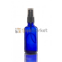 50 ML MAVİ DROPPER SİYAH SPREYLİ FISFISLI