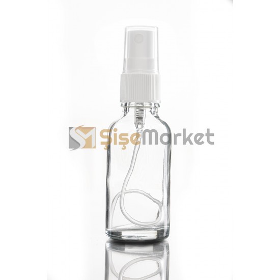 20 CC DROPPER ŞİŞE CAM ŞİŞE ŞEFFAF RENK BEYAZ SPREYLİ FISFISLI 20 CC DROPPER ŞİŞE CAM ŞİŞE ŞEFFAF RENK BEYAZ SPREYLİ FISFISLI