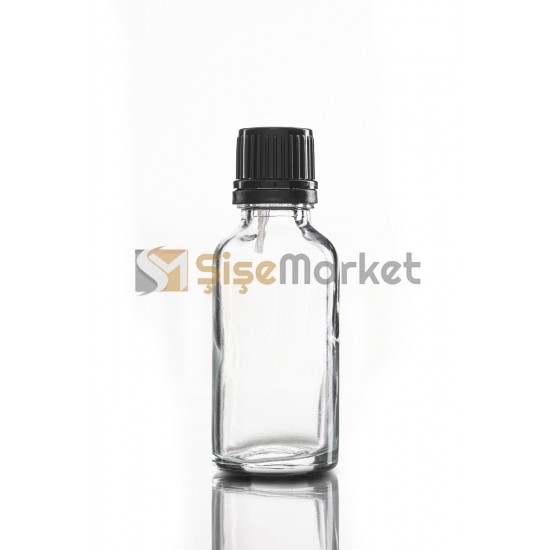 20 CC DROPPER ŞİŞE CAM ŞİŞE ŞEFFAF RENK SİYAH İÇTEN DAMLALIKLI 20 CC DROPPER ŞİŞE CAM ŞİŞE ŞEFFAF RENK SİYAH İÇTEN DAMLALIKLI