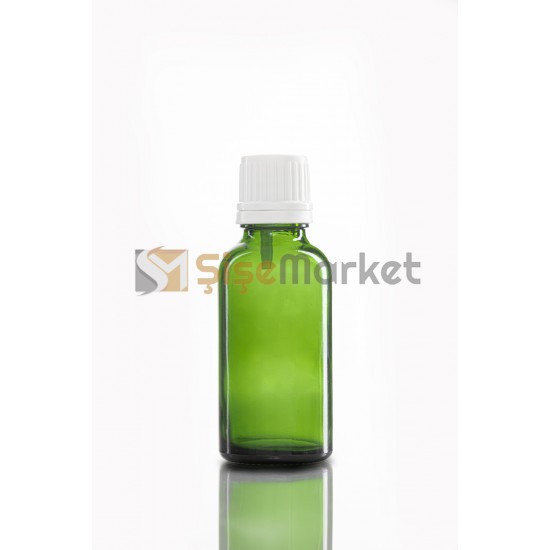 20 CC DROPPER ŞİŞE CAM ŞİŞE YEŞİL RENK BEYAZ İÇTEN DAMLALIKLI 20 CC DROPPER ŞİŞE CAM ŞİŞE YEŞİL RENK BEYAZ İÇTEN DAMLALIKLI